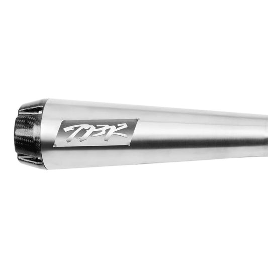TBR Comp-S 2-1 Stainless Steel w/ Carbon Fiber Endcap Full System, Indian Scout 15-24 - 005-4610199