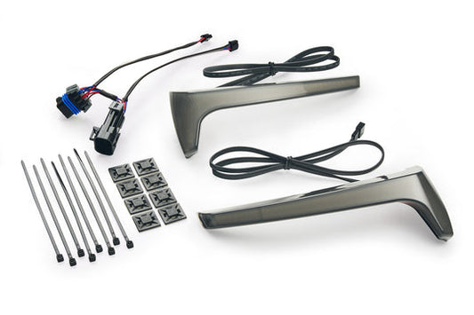 Ciro Bryant M1 Saddlebag Lights - Light Smoke Lens/Red Turn Signal