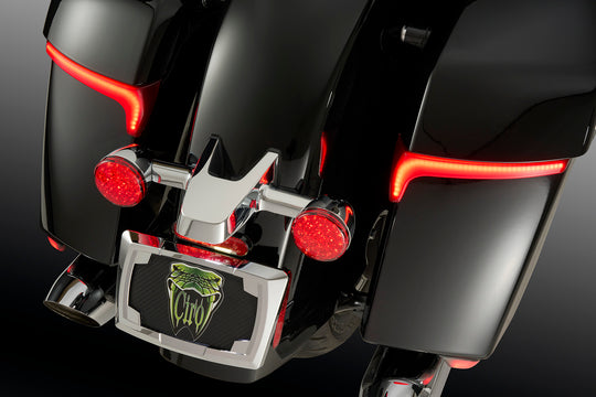 Ciro Bryant M1 Saddlebag Lights - Red Lens/Amber Turn Signal