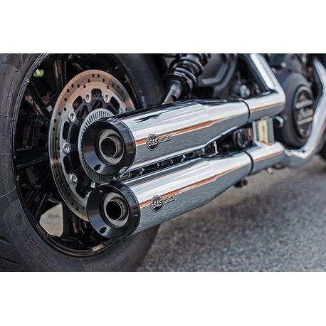 S&S Cycle Grand National Slip-on Mufflers, Scout