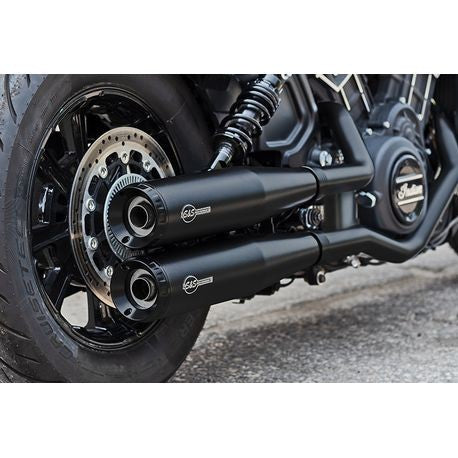S&S Cycle Grand National Slip-on Mufflers, Scout