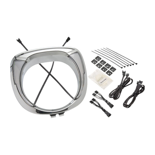 Ciro Fang® Headlight Bezel, Chieftain - Chrome