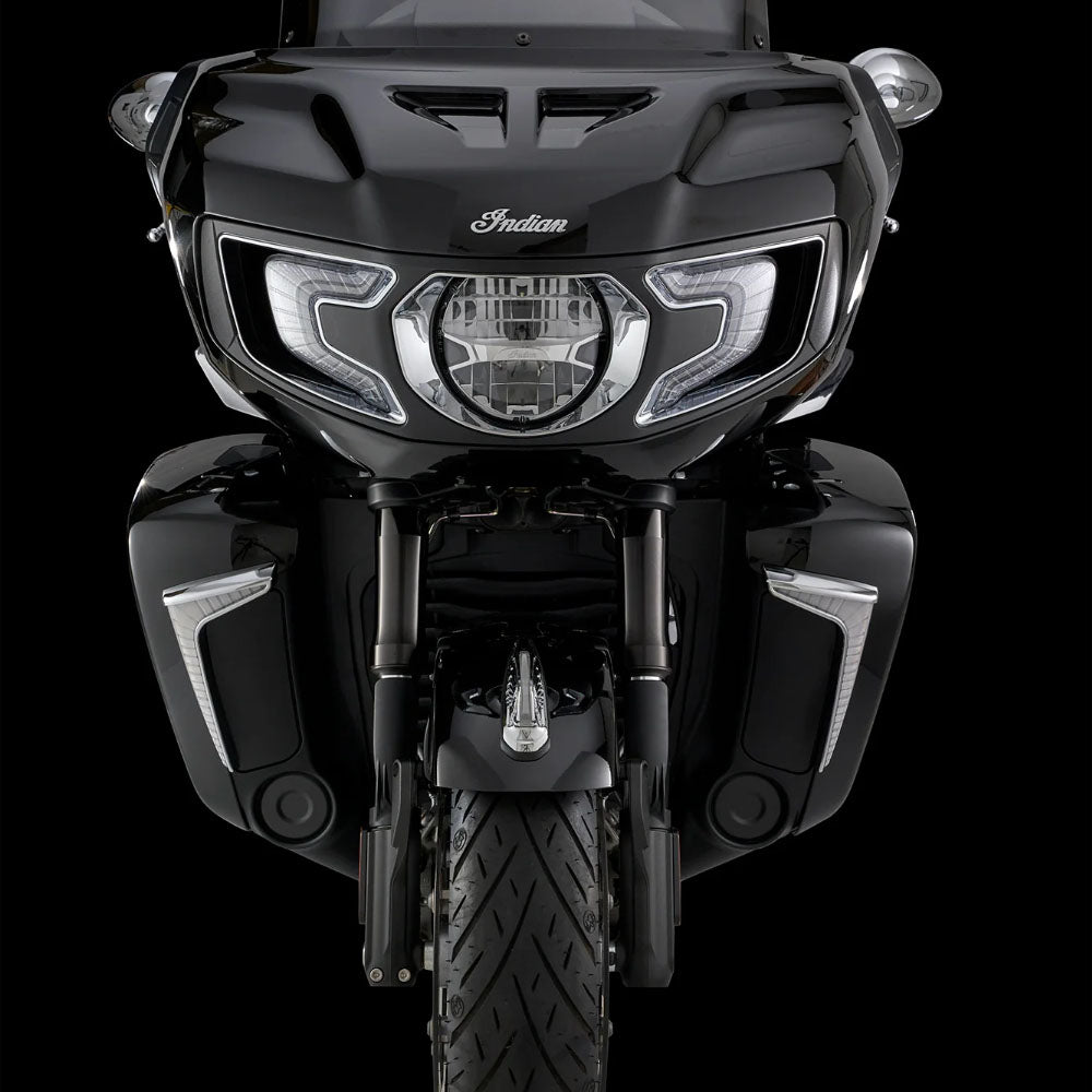 Ciro Fang® Lower Fairing Lights for Indian Pursuit, Black