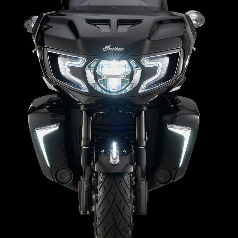 Ciro Fang® Lower Fairing Lights for Indian Pursuit, Black