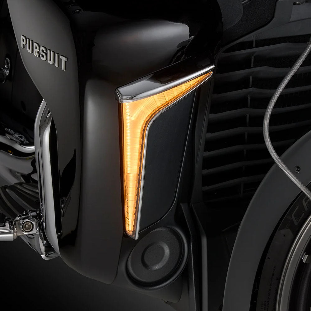 Ciro Fang® Lower Fairing Lights for Indian Pursuit, Black