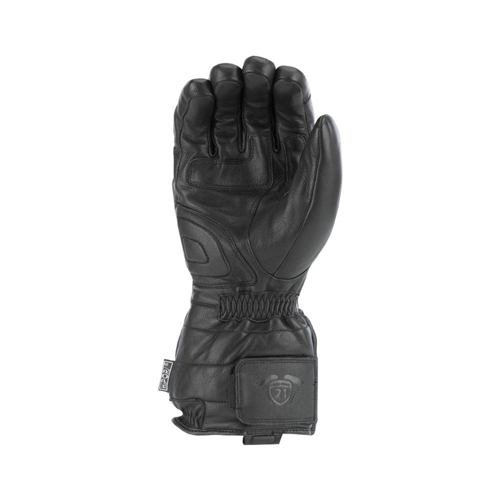 HIGHWAY 21 Radiant Gloves, Heated Leather Motorcycle Gloves, Black