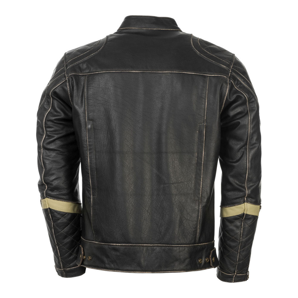 HIGHWAY 21 Motordrome Jacket, Modern Leather Cruiser Motorcycle Outerwear