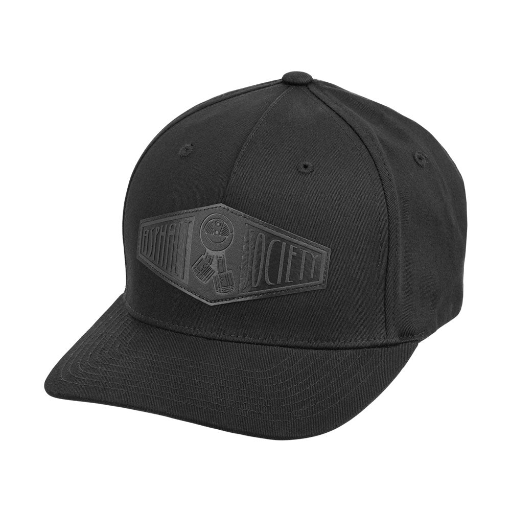 HIGHWAY 21 Asphalt Society Hat. Black/Black