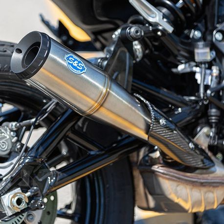 S&S Cycle Grand National Slip-on Muffler, FTR