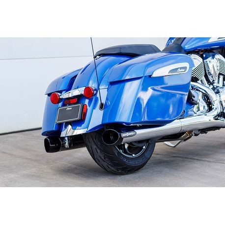 S&S Cycle Broadhead Slip-Ons with Slashcut End Caps