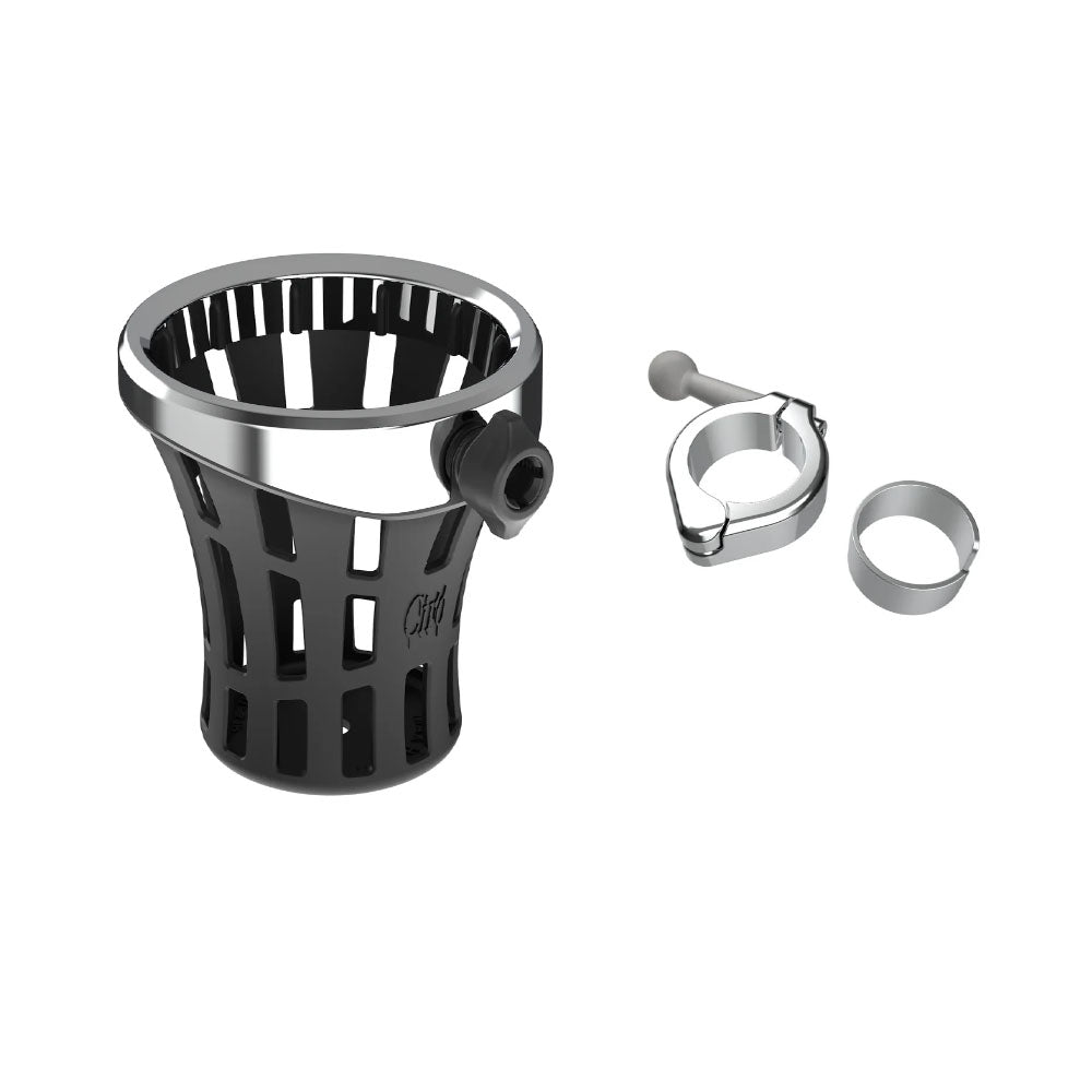 Ciro GEN 2 BIG ASS® Drink Holder with Aluminum Clamp Mount, Chrome