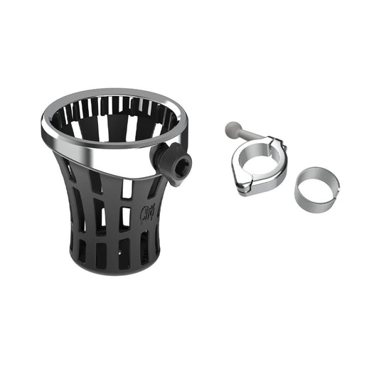 Ciro GEN 2 BIG ASS® Drink Holder with Aluminum Clamp Mount, Chrome