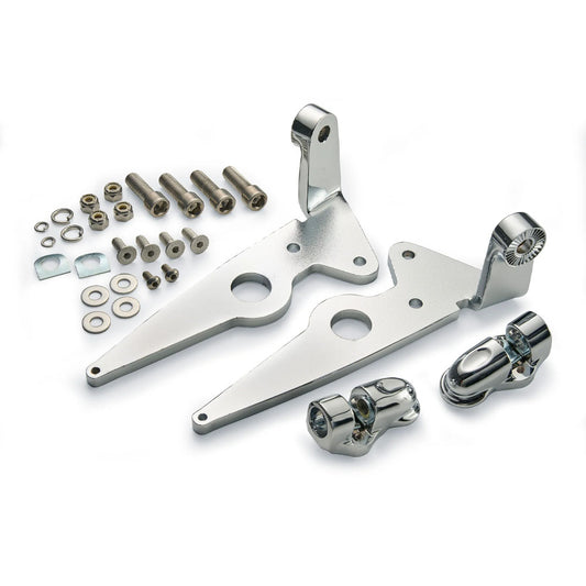 Ciro Driver Highway Peg Mounts, Chrome