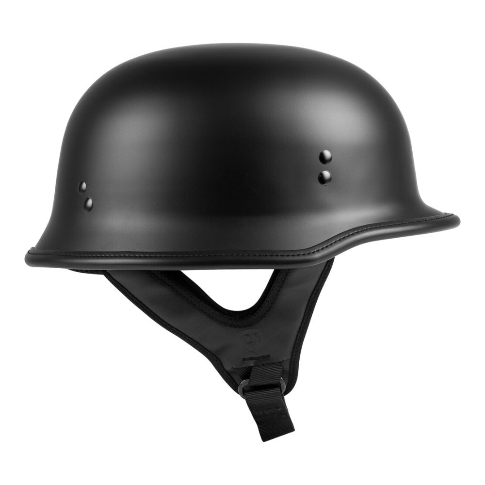 HIGHWAY 21 9-Millimeter German Beanie Helmet, Matte Black