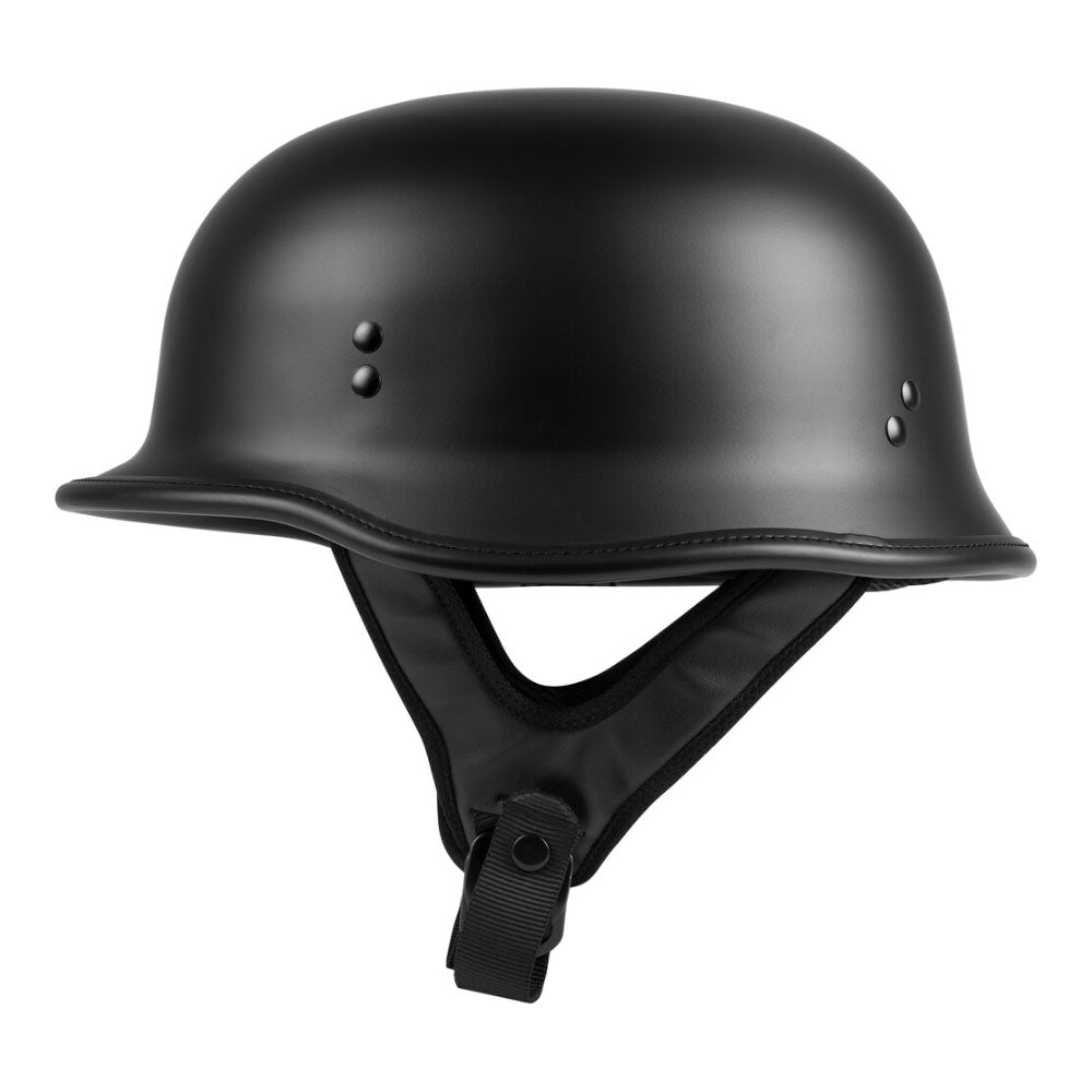 HIGHWAY 21 9-Millimeter German Beanie Helmet, Matte Black