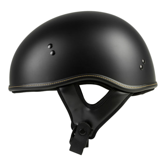 HIGHWAY 21 0.357 Motorcycle Half Helmet, Matte Black