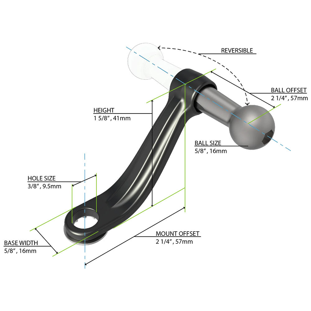 Ciro GEN 2 Cybercharger® Phone Holder with Mirror Mount