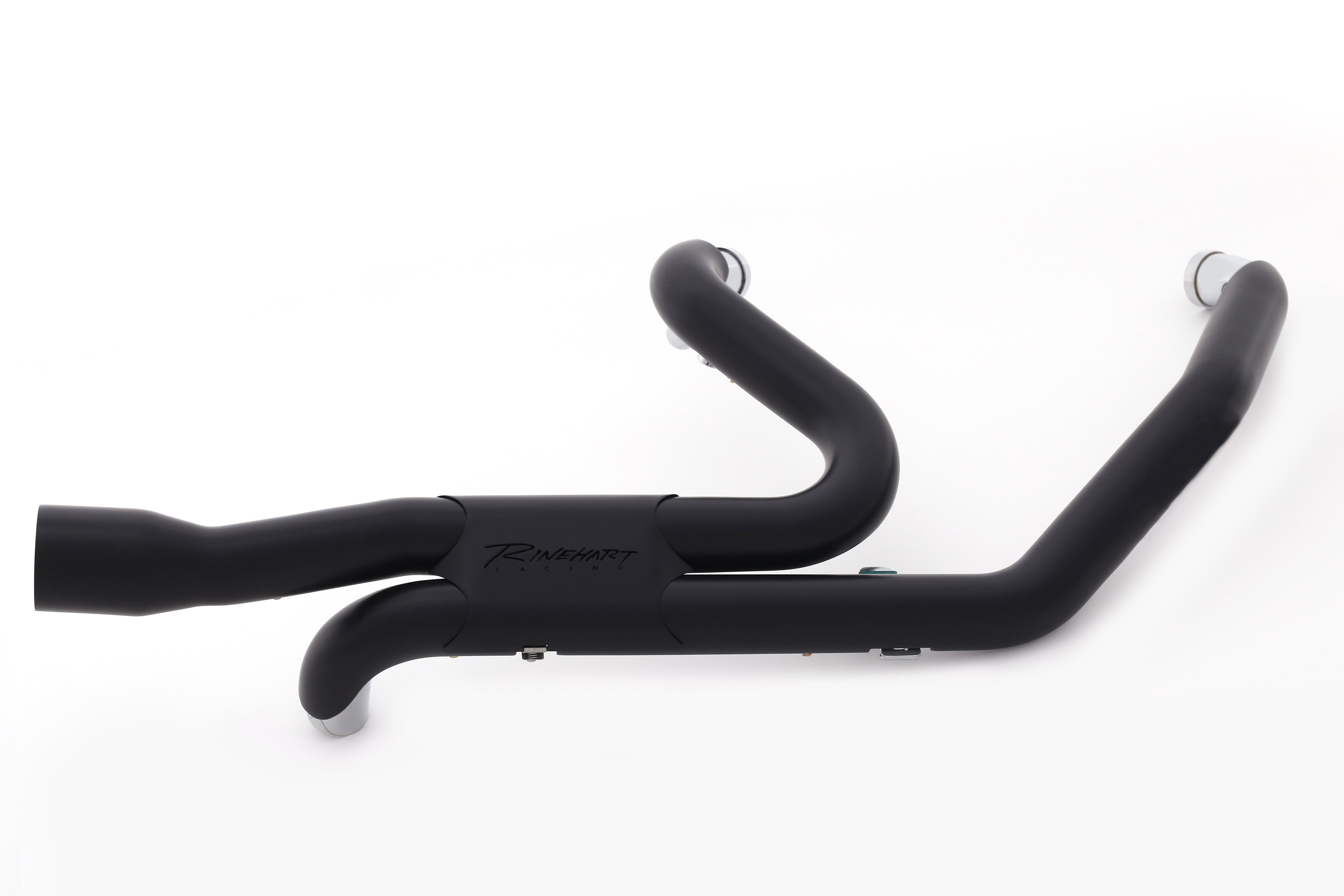 Rinehart Racing Slimline Duals Header with Baffles, Indian Touring