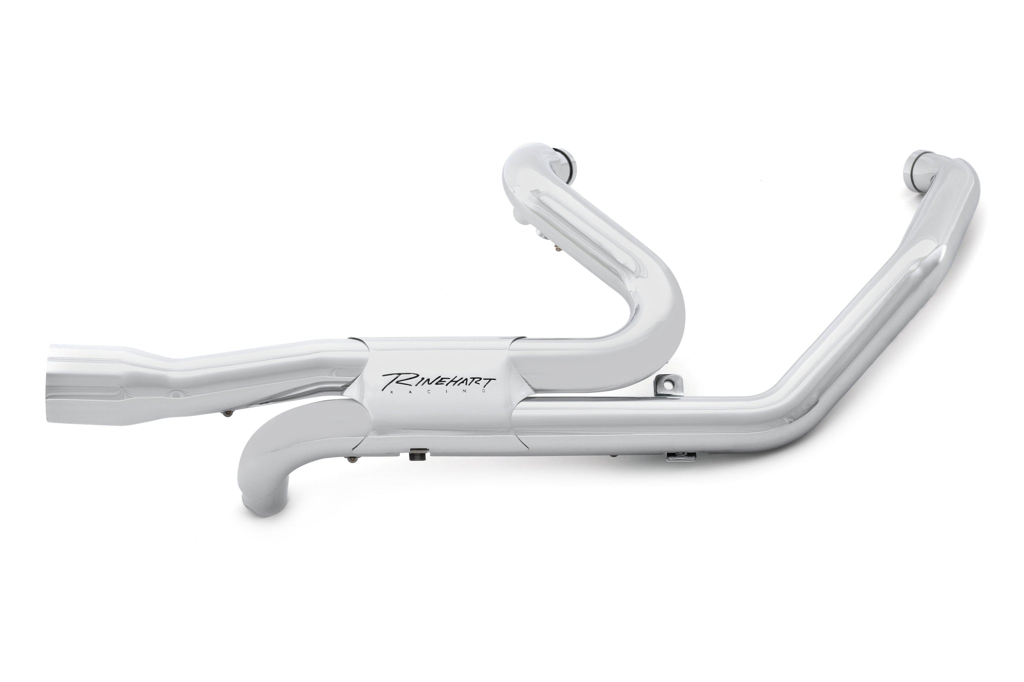 Rinehart Racing Slimline Duals Header with Baffles, Indian Touring