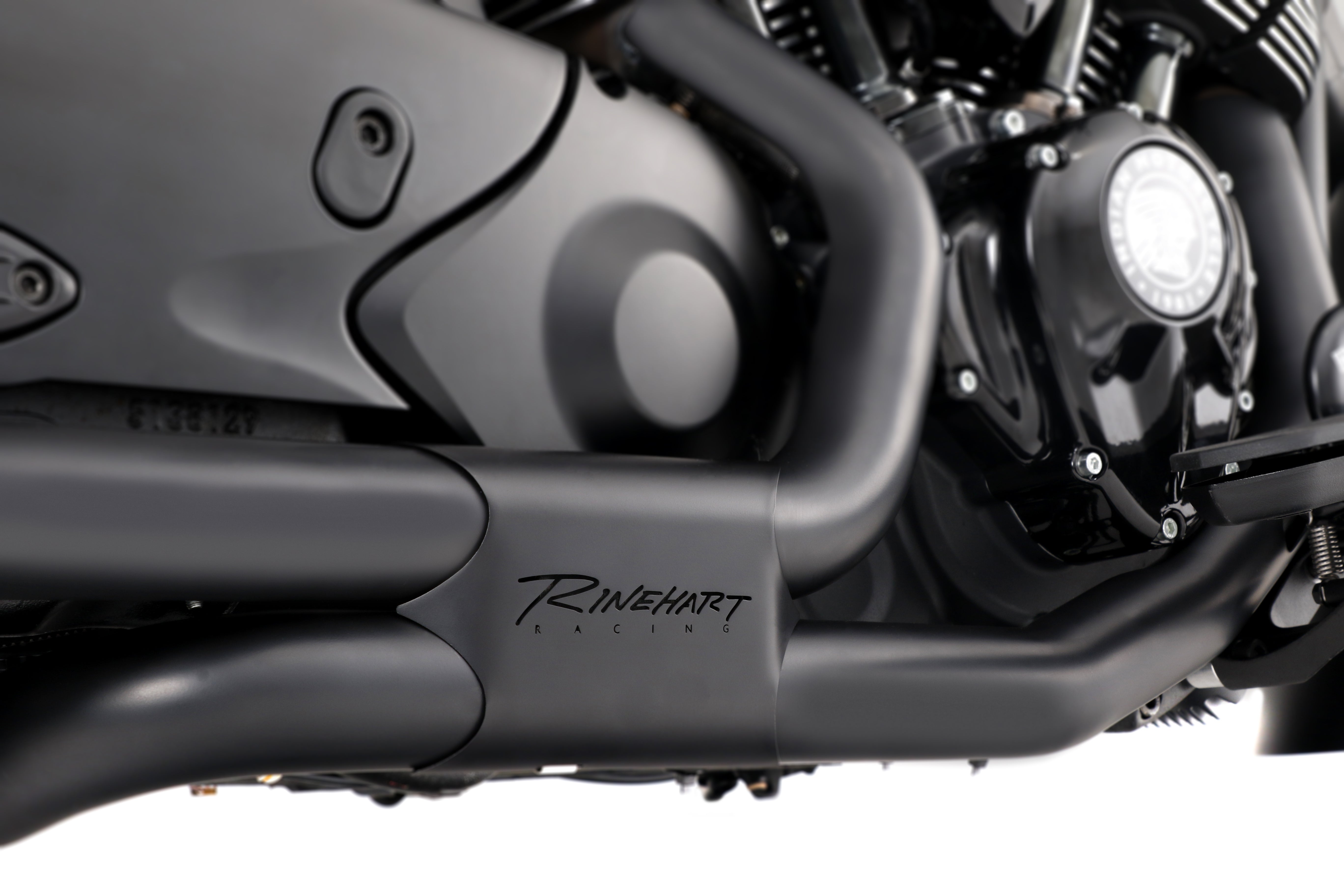 Rinehart Racing Slimline Duals Full System with Slip-On Mufflers, 2014-2021