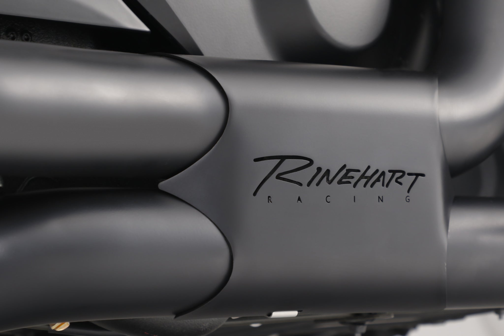 Rinehart Racing Slimline Duals Full System with Slip-On Mufflers, 2014-2021