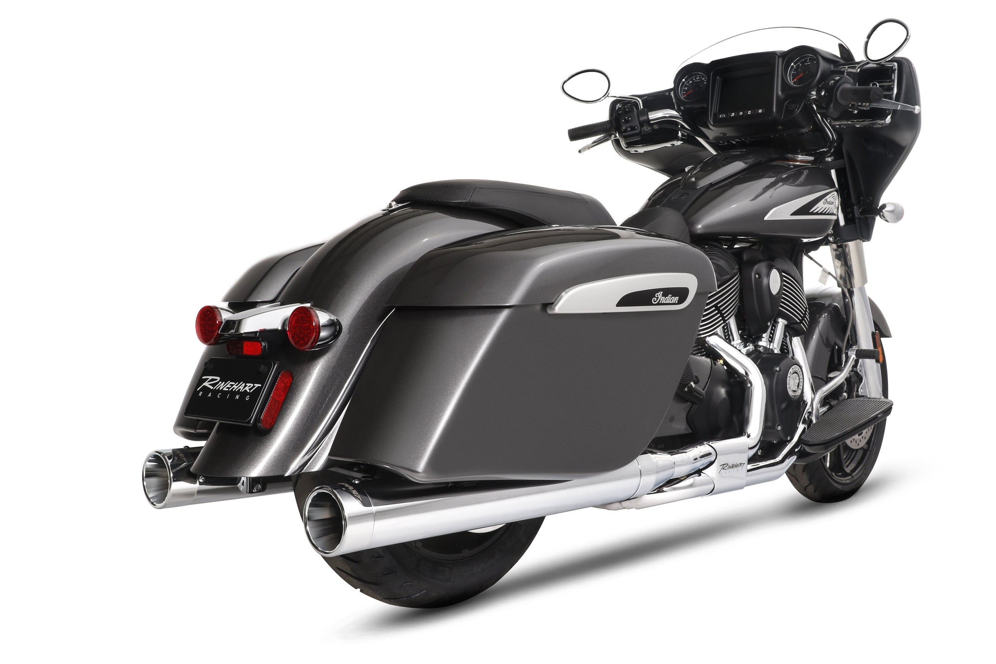 Rinehart Racing Slimline Duals Full System with Slip-On Mufflers, 2021-Later