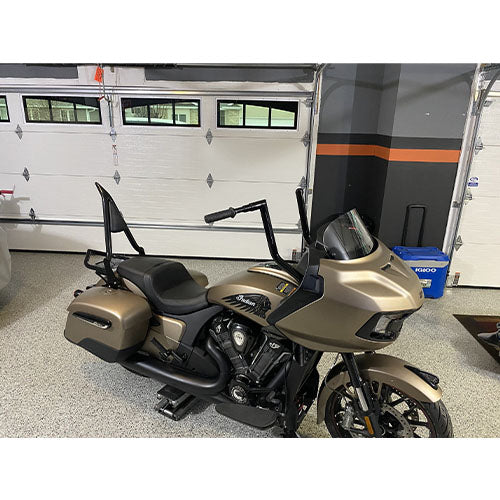 Siouxicide Choppers Indian Excalibur Sissybar / Backrest (Chrome) - 14+ Chieftain