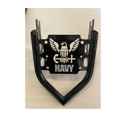 Siouxicide Choppers Indian Military Luggage Rack - NAVY