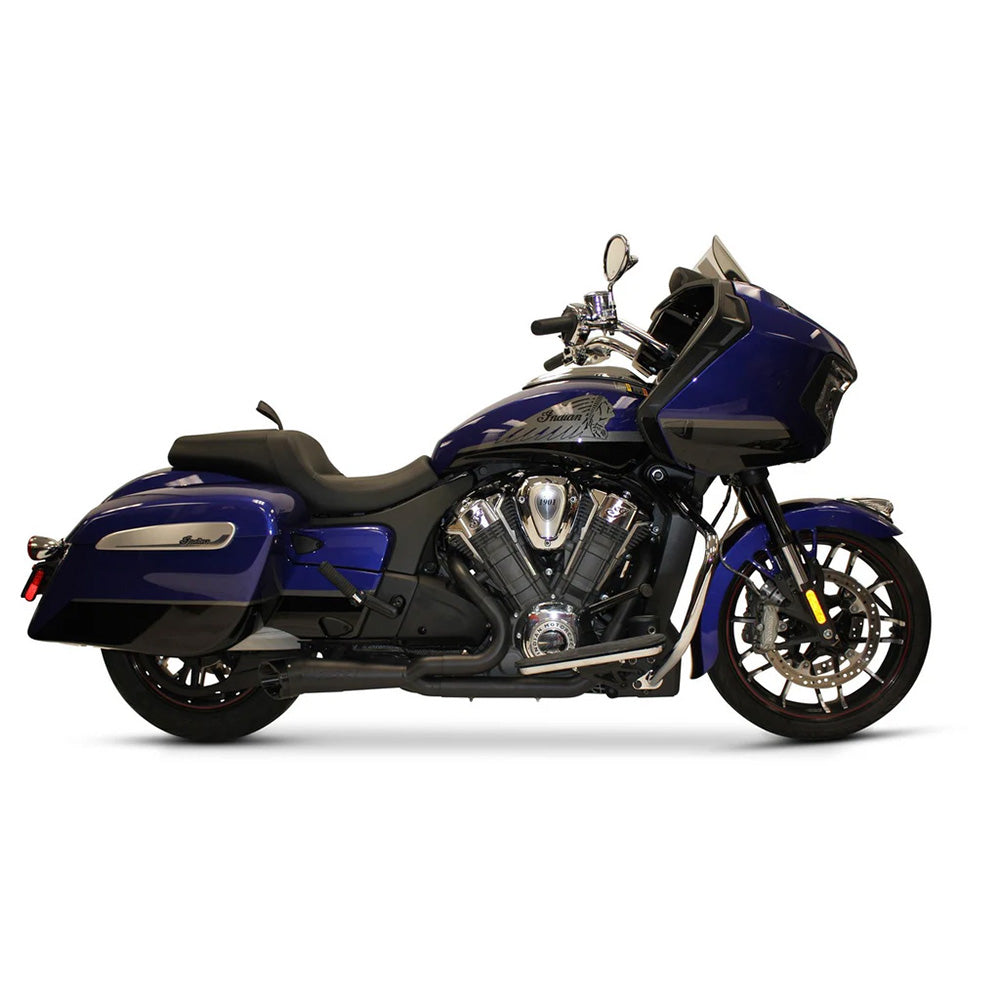TBR Shorty Turnout 2-into-1 Ceramic Black, Indian Challenger 20+ - 005-5480199-B