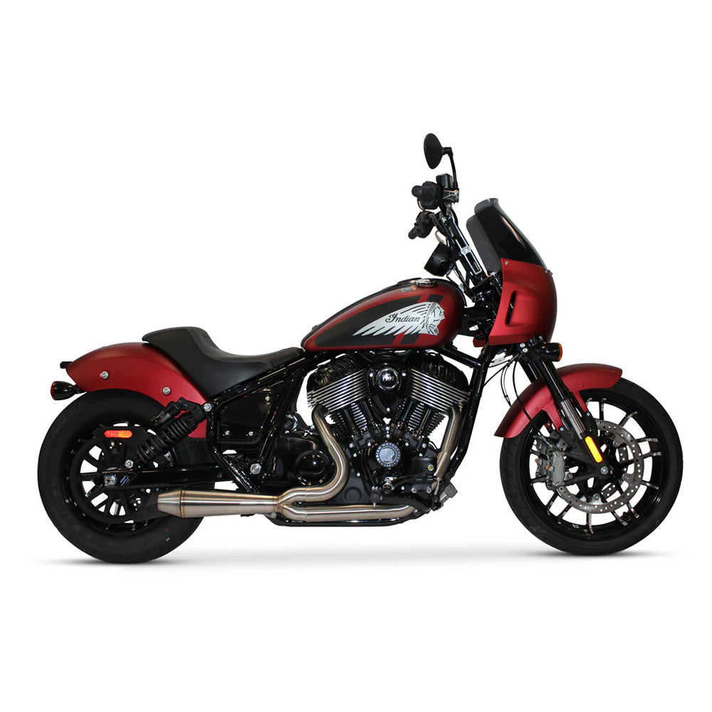 TBR Comp-S 2-into-1 Ceramic Black w/ Carbon Fiber Endcap, Indian Chief 22+ - 005-5510199-B